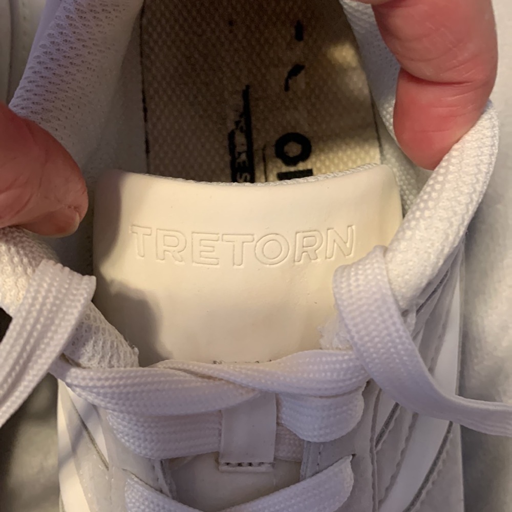 Tretorn sneakers Lillian size 7.5 white cream beige jogger - Picture 9 of 11